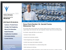 Tablet Screenshot of drgeraldfranke.com